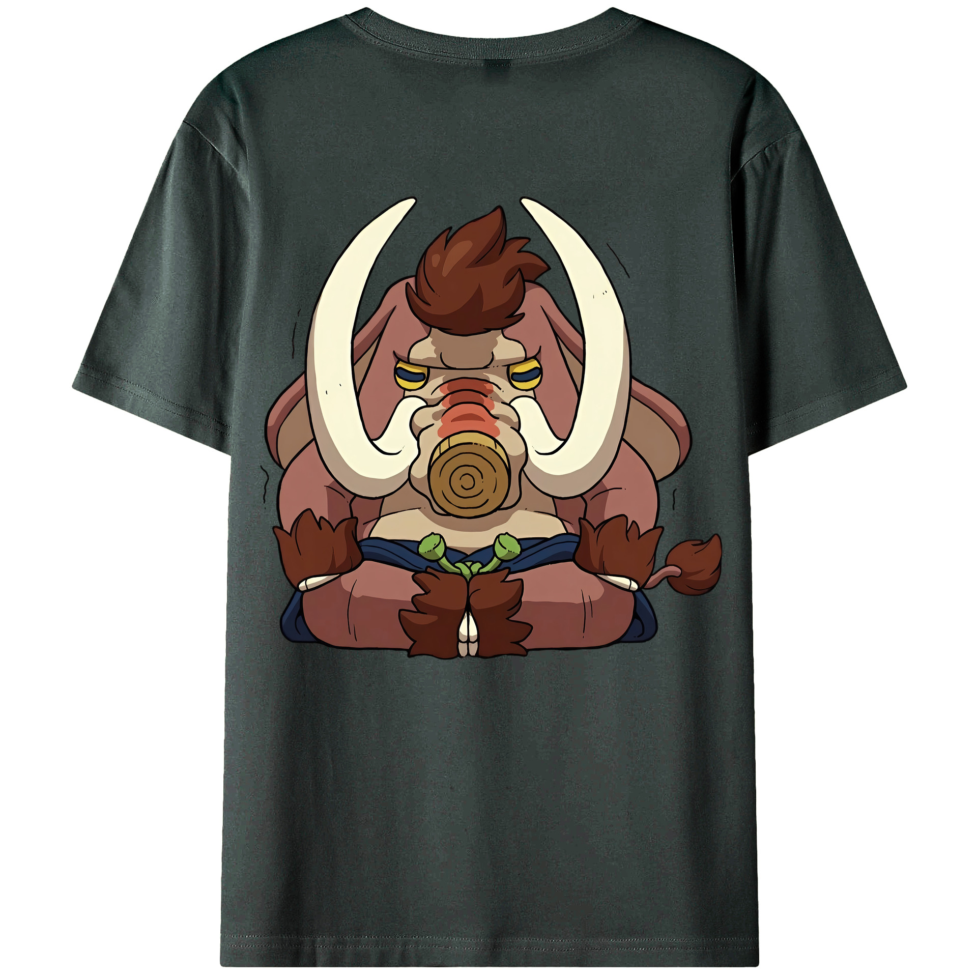（画像用） 妖怪ウォッチ Yo-kai Watch 綿100％ メンズ半袖Tシャツ（バックプリント） 通気性